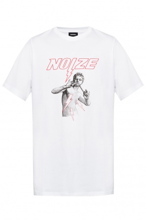T-shirt with a print and logo, zdjęcie 1 T-shirt with a print and logo od Diesel